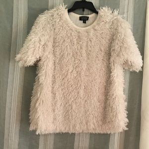 TopShop White Size 4 Top